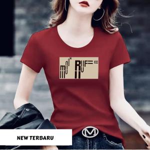 Baju Kaos Wanita Dewasa MF: Baju Trendy Kaos Oblong Wanita & Baju Distro Cewek Viral