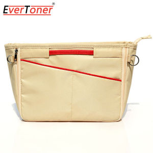 EverToner Nylon Insert Bag Cosmetics Bag Liner Bag Travel Insert Storage Bag Bottom Can Be Widen Handbag Makeup Organizer Bag