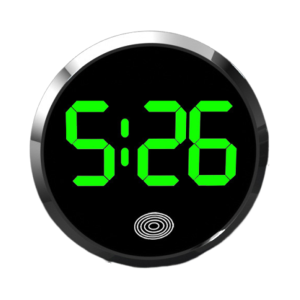 DINAH LED Time Display Car Dashboard Clock Mini Touch-Activated Digital Clock Vehicle Supplies Novelty LED Electronic Watch For Car Boat Bike Truck