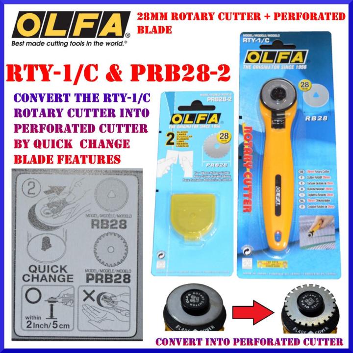 Original Olfa Rotary Cutter and Perforated Cutter in One. Convert ...