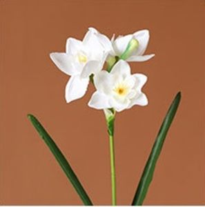 แดฟโฟดิลปลอม นาร์ซิสซัส ดอกดารารัตน์ ดอกไม้ผ้าไหม ดอกไม้ประดิษฐ์ ดอกไม้ขนาดเล็ก แต่งบ้าน แต่งงาน พร็อปถ่ายรูป พร้อมส่ง