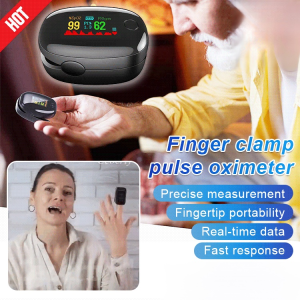 ✨24H-Delivery✨Portable Safety Finger Clip Pulse Monitor Oximeter Blood oxygen saturation Measurement of pulse rate Oximeter Detector
