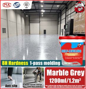 DAVOKO 2025 Upgrade High Gloss Epoxy Sand Paint For Flooring Colored Sand Resin Self-Leveling Wear-Resistant Imitation Marble Stone Cement Concrete