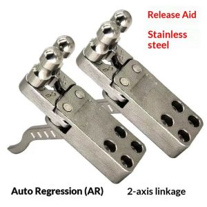 QIHUISHI Thép không gỉ spreader clasper Dispenser Phụ kiện tự động thiết lập lại của hai trục liên kết Clip