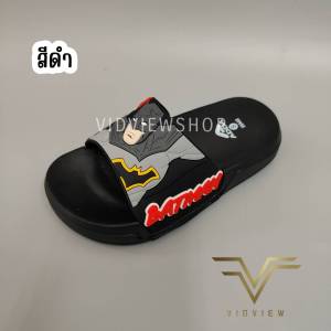 VIDVIEW !!ลดสนั่น!! รองเท้าแตะเด็ก Adda 35A02 แบบสวม ไซส์ 25-35 รองเท้าแฟชั่นเด็ก ลายแบทแมน