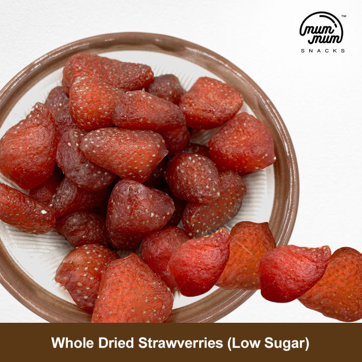 Whole Dried Strawberries (Low Sugar) Lazada