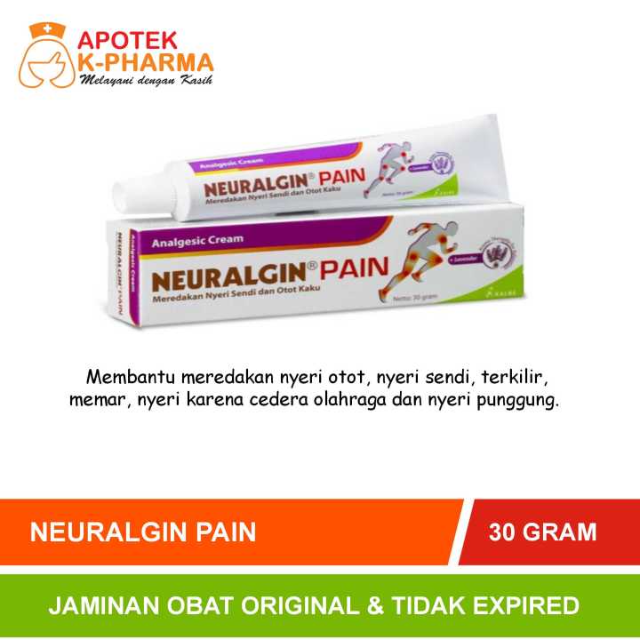 Neuralgin Rheuma Neuralgin CREAM Pain Isi 30gram Obat Original Kalbe | Lazada Indonesia