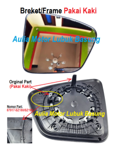 Kaca Spion Toyota Agya Raize Aygo Wigo Daihatsu Ayla Rocky 2020 2021 2022 Pakai Frame