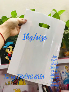 [MÀU TRẮNG SỮA] - 1KG PE BÓNG DẼO DAI túi gói hàng bóng dai loại tốt