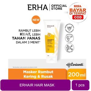 Dengan Formula Dermatologi Restore Intense Hair Mask secara intensif mampu menutrisi dan melembapkan rambut kering dan rusak. Kandungan Healthy Cuticle Complex Heat Protectant Shea Butter dan Vitamin E secara efektif memperkuat kutikula rambut sekali