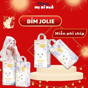Tã/Bỉm Quần JOLIE Xuất Anh Full Size từ M-4XL (Cho Bé 5-20kg) - có dán cuộn bỉm