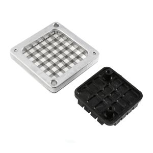 【Kitchen Tool】1/4in (6.35mm)3/8in( 9.5mm)1/2in(12.7mm) Vegetable Fruit Blades Vegetable Fruit Dicer Commercial Easy Chopper Dicer Cutter Chopper Stainless Steel for Onion Tomato Peppers Potatoes Mushrooms