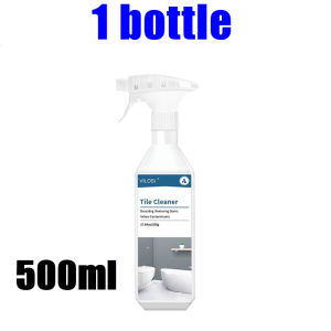 Easily remove aged dirt💦Tiles cleaner stain remover 500ml quickly clean stubborn dirt stains and remove limescale stains for bathtubs bathrooms tiles toilets etc.Bathroom Toilet Bowl Cleaner Dirt Scale Remover Cleaning Spray Glass limescale cleaner