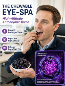 Sugar-Free Blueberry Snack with Seoul Doctors Recommendation for Eye Health