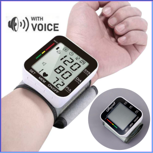 PENGIRIMAN CEPAT TaffOmicron Pengukur Tekanan Darah Electronic Sphygmomanometer Voice RZ204 / alat pengukur tekanan darah tinggi otomatis bersuara / tensi darah digital otomatis yang bagus akurat tinggi bersuara / alat cek tensi darah digital akurat