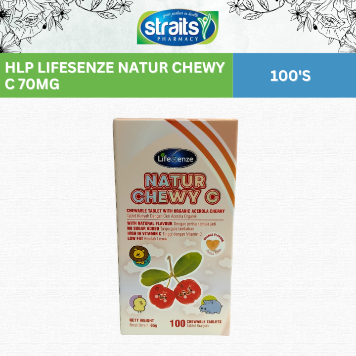 HLP LIFESENZE NATUR CHEWY C 70MG (100'S)