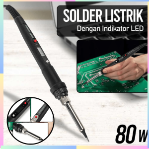 FAST DELIVERY Solder Listrik Digital Super Panas Adjustable Temperature LCD 80W 220V untuk Service