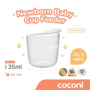 COCONI Newborn Baby Cup Feeder | Gelas Pemberi Asi Pada Bayi Baru Lahir | Gelas Kecil Anak Bayi