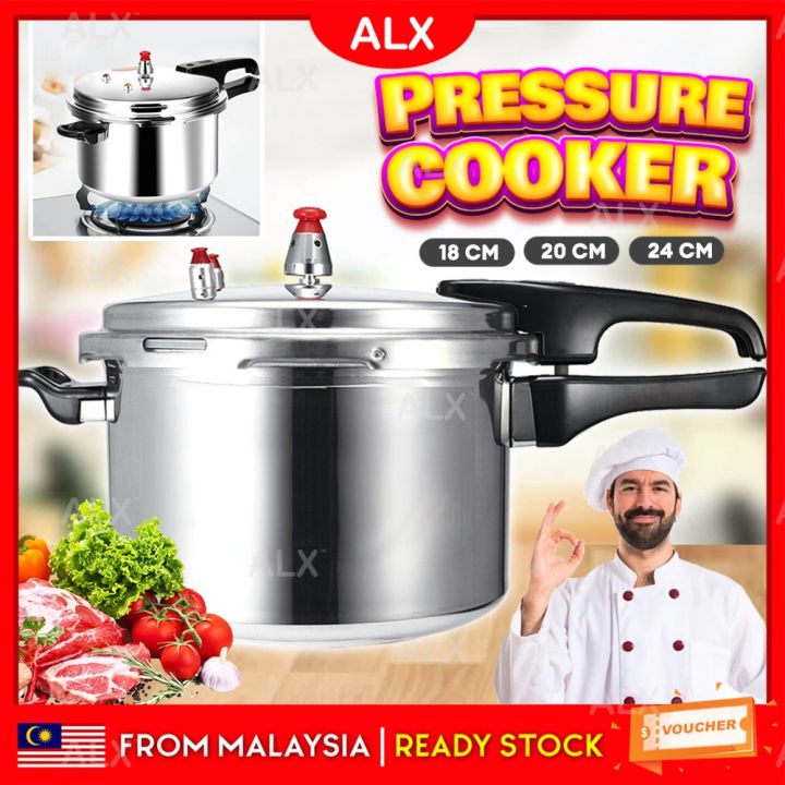 ALX Malaysia High Quality 4L Pressure Cooker Aluminium Alloy