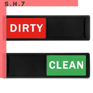 Dấu Hiệu nam châm máy rửa chén văn bản lớn dễ đọc dụng cụ nhà bếp để theo dõi trạng thái máy rửa chén dấu hiệu bền và rõ ràng cho nhà bếp