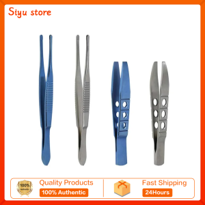 Ophthalmics Eyelash Forceps Tweezers Eyelash Curler Stainless Steel Titanium Alloy Cilia Forceps Ophthalmic Tools Autoclavable