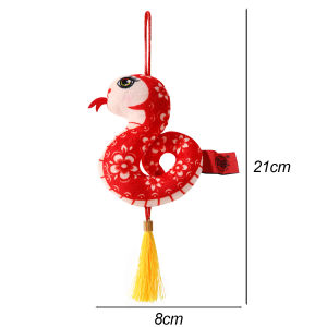 มาสคอตปีงูตัว2025จี้ประดับมาสคอตนำโชคตกแต่งตุ๊กตางูปีนักษัตรแบบใหม่ของจีนสำหรับเด็กที่เป็นของขวัญและ“