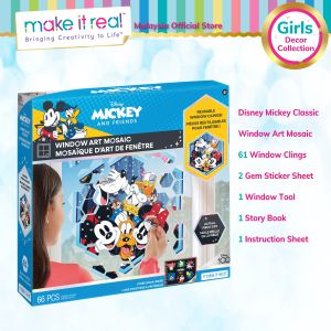 Make It Real Disney Mickey Classic Window Art Mosaic Puzzle 4277