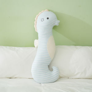 JOJO CASTLE Super Soft Plush Pillow Long Sleeping with Children Plush Toy 58/85/110cm Soothing Pillows Sea Horse Plush Toys Pillow A-class Baby Fabric Filled Toy Baby Toy Girl Gift for Baby