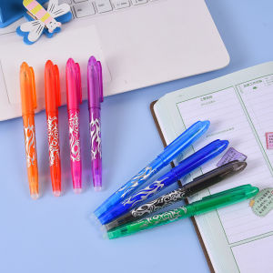 Bút Xóa Được dạng nhấn 3 màu xanh đen tím thần kỳ ma thuật xoá bôi lau tẩy được có thể thay ngòi ruột cao cấ