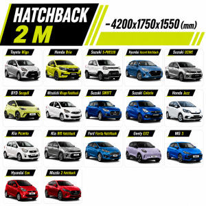 GTIOATO 3 Layers Car Cover Waterproof And Sunproof For Hatchback Sedan SUV MPV PickUp