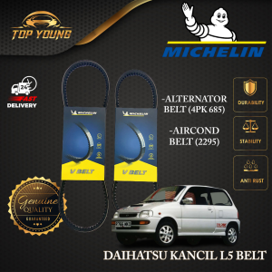 MICHELIN DAIHATSU KANCIL L5 FAN BELT 4PK 685 ALTERNATOR 2295 AIRCOND V-BELT ORIGINAL IMPORTED