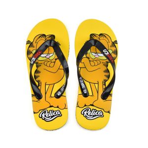 Sandal Jepit Pria Sandal Jepit Distro Sendal jepit RELICA GARFIELD KUNING