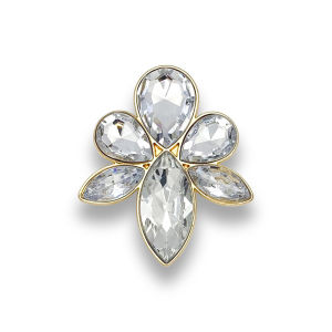 Metal jibbitz charm Shoe Buckle Shoe Accessories High Quality Diamond Alloy Flower Butterfly Pendant Fashion Decorative Buckle