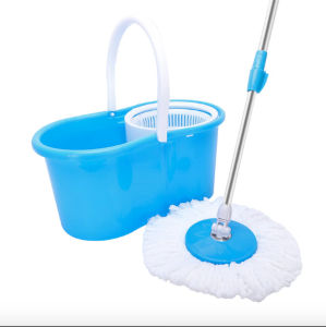 Set Alat Pel Lantai Super Spin Mop Dengan Ember Putar ROTARY MOP