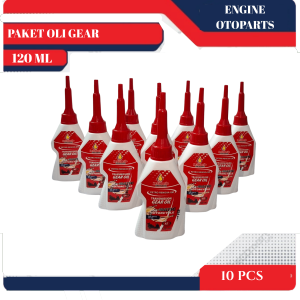 Oli Gear 120 ml 10 pcs ( sepuluh) Sesuai untuk Oli gear Honda Vario Beat Scoopy Spacy Genio dll