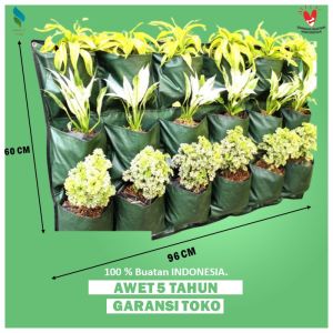 Wall Planter Bag Dinding Polybag Planterbag Pot Tanaman Gantung Bunga Pot Dinding Pot Bunga A1246