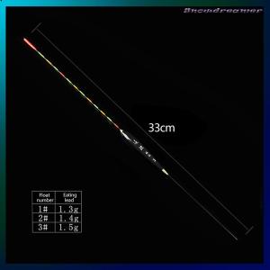 Snowdreamer ทุ่นลอยทำจากไม้เรืองแสงความไวสูงอุปกรณ์ตกปลาอุปกรณ์ตกปลาที่ลอยได้มีเครื่องหมายเรืองแสง
