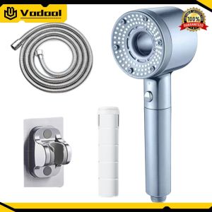 Luxury Shower Head Set with Hose and Multi-Function Filter for Enhanced Water Flow and Eco-Friendly Use