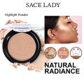 SACE LADY Makeup Powder Highlighter Smooth Brighten Powder Skin Color Long-Lasting Waterproof Cosmetic. 