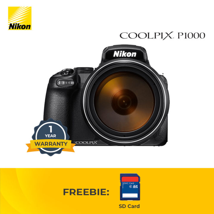 Nikon Coolpix P1000 125X Optical Zoom Camera 4K Video Capture - Main Image