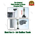 Venus Aqua AQ380F (AQThree-Eighty) 3.5 watts Slim Hanging Filter (for 5-20 Gallons) (flt)(acc)(20gl) (10gl (15gl) (5gl). 
