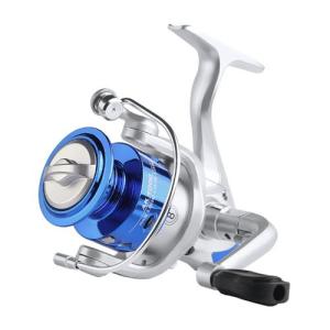 Reel Pancing Fishing Metal BA1000-6000 Series Reel Pancing Fishing 5.2:1 Gear Ratio Gulungan Pancing l 8 Ball Bearing Murah Reel Pancingeel Pancing Logam Dua Warna Kuat Reel Murah Kuat Metal Spool Fishing Reels 8-12kg Max Drag