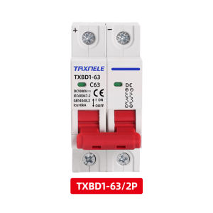 1P DC 500V 2P DC 1000V Solar Mini Circuit Breaker Overload Protection Switch 6A 10A 16A 20A 25A 32A 40A 50A 63A