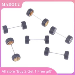 [COD] SHPYHT TOY 1 64 Wheels For Hotwheels with Rubber Tire Model Car Modified Parts Toys New