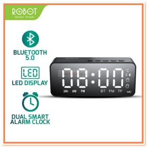 Speaker Bluetooth Robot RB150 Stereo Led Display Alarm With FM Radio