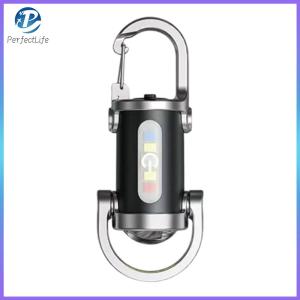 มินิไฟฉายพ็อกเก็ตพ็อกเก็ตไฟฉายพกพา USB ชาร์จพอร์ตชาร์จแบบพกพาได้สำหรับการเดินป่าแคมป์ปิ้ง