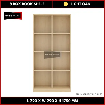 [175CM] EsseHome 12 Box Book Shelf Rak Buku Almari Buku Divider Cabinet with 12 8 Compartments