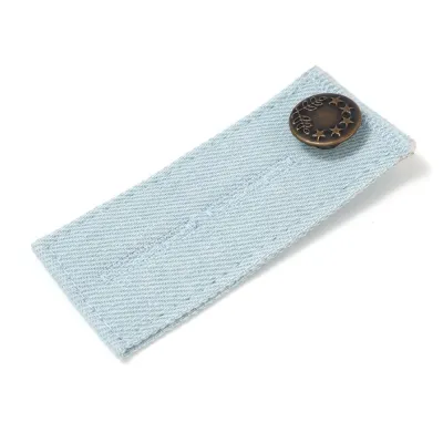 Jean Extenders Elastic Buttons Adjustable Clothes Fastener Trousers Pants Jeans Waist Belt Extension Snap Buckle