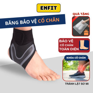 Bó Cổ Chân Băng Quấn Cổ Chân Bóng Đá Cầu Lông Chạy Bộ Bảo Vệ Mắt Cá Chân Chống Lật Sơ Mi Cho Size Giày 39 - 44