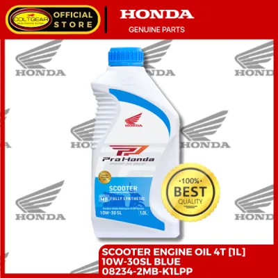 PRO HONDA Engine Oil Blue 4-AT (1Liter) 10W-30MB Fully Synthetic
